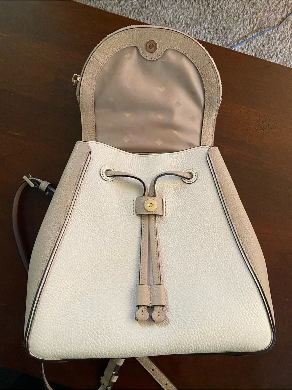 kate spade pebbled leather